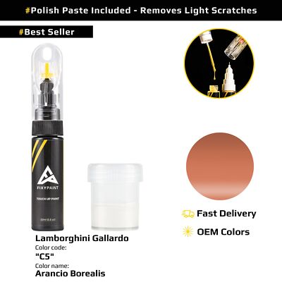 Touch up Paint for Lamborghini Gallardo Code: C5 Arancio Borealis