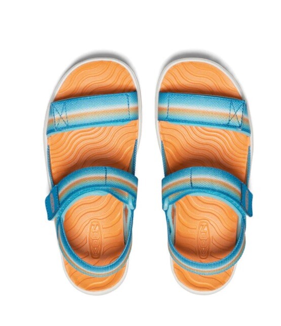 Sandali Keen bambino Elle punta aperta con cinturino posteriore Ipanema Islanda papavero UK 1 EU 34 