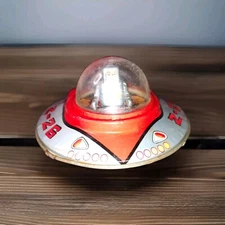 Rare 🔥 Vintage 1950s-60s KO Yoshiya Z-26 Friction Tin Toys Space Ship
