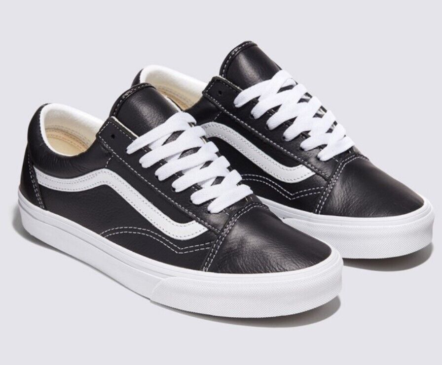 ☆VANS☆ Old School Leather Black True White VN000CP5BPB1 VANS Old Skool men's sneakers VN000CP5BPB leather black | eBay