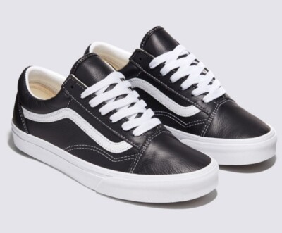 VANS Old Skool men's sneakers VN000CP5BPB leather black | eBay