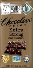 Chocolove 77% Extra Strong Dark Chocolate Bar