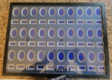 12"X16" Double Mats In 12"X16" Riker Case for Civil War Artifacts Etc.