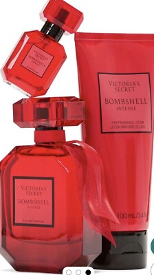 VICTORIA'S SECRET Bombshell Eau de 50ml 3-Piece Gift Set Brand New