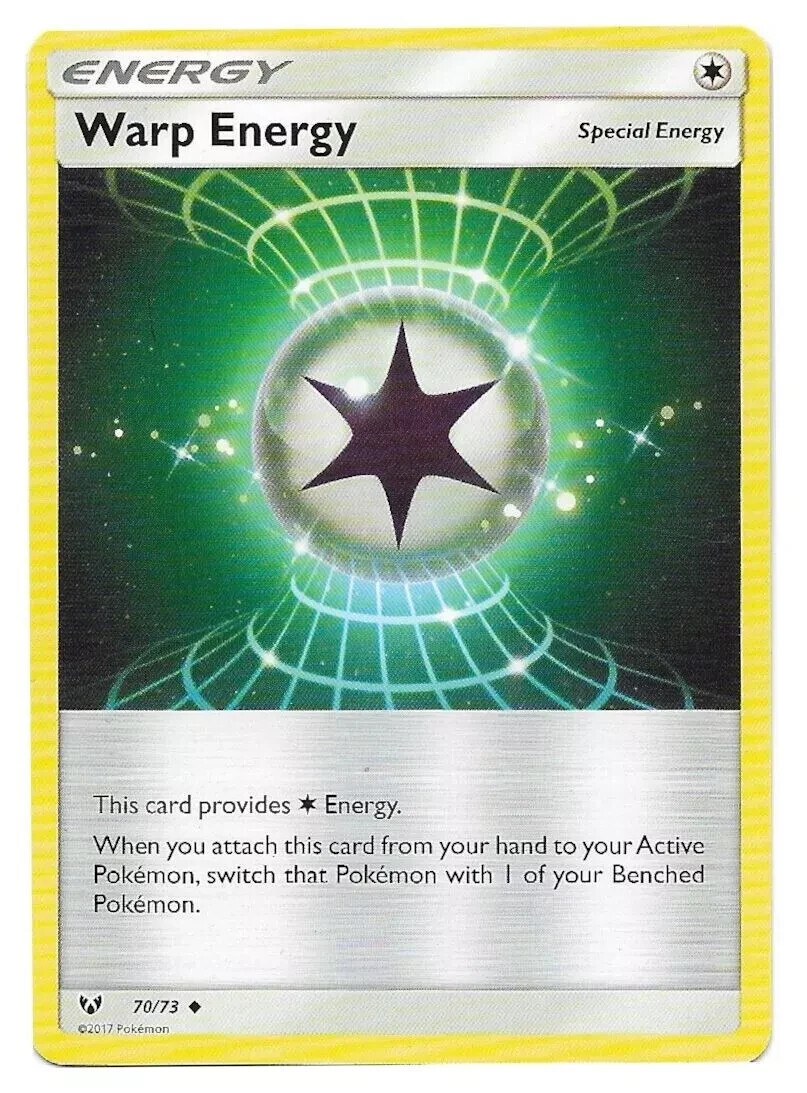 Warp Energy 70/73 Uncommon Shining Legends Pokemon Card