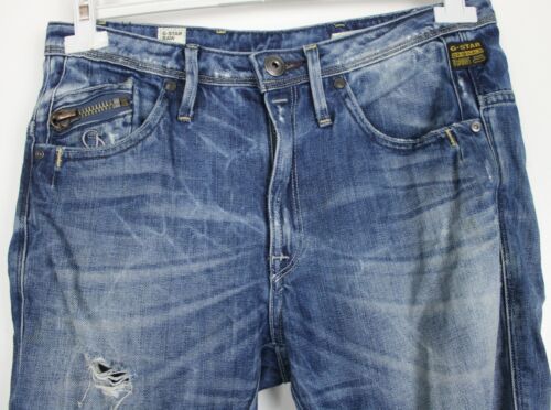 Ladies G STAR Raw Loose Tapered Ocean Jeans Suit UK 8 - 10 Waist 25 Leg 32 - Foto 2 di 7