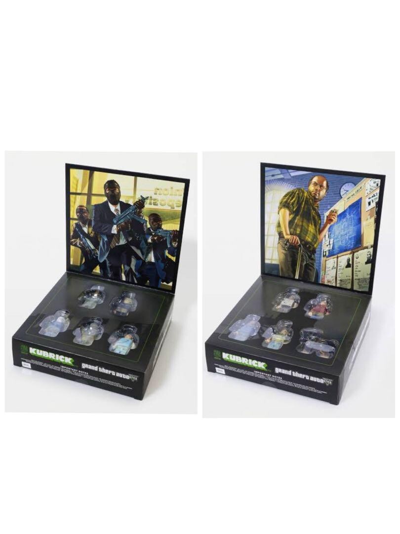 Kubrick Grand Theft Auto V Standard Edition & Robbery Edition 2