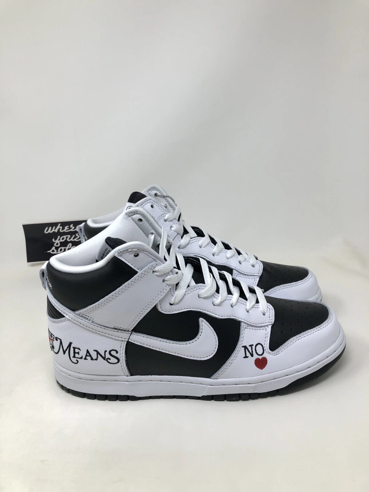 Nike SB Dunk High Supreme noir taille 9 DS neuf DN3741 002 par tous les moyens nécessaires