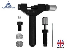 100% MADE IN UK Motorbike Chain Breaker With Link Press & Riveting Tool FREE P&P