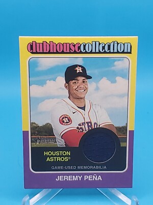 Jeremy Pena 2024 Topps Heritage #CCR-RJPE Clubhouse Collection