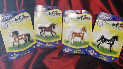 Breyer Stablemates Lot of 4 New Sealed Saddlebred, Pinto, Morgan & Warmblood 