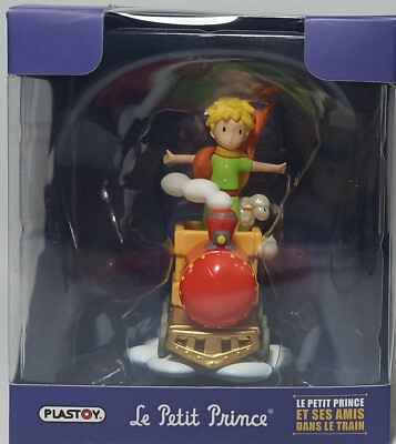 PLASTOY 2023 # 040455 THE LITTLE PRINCE w/ FRIENDS ON TRAIN FIGURINE NEW UNUSED