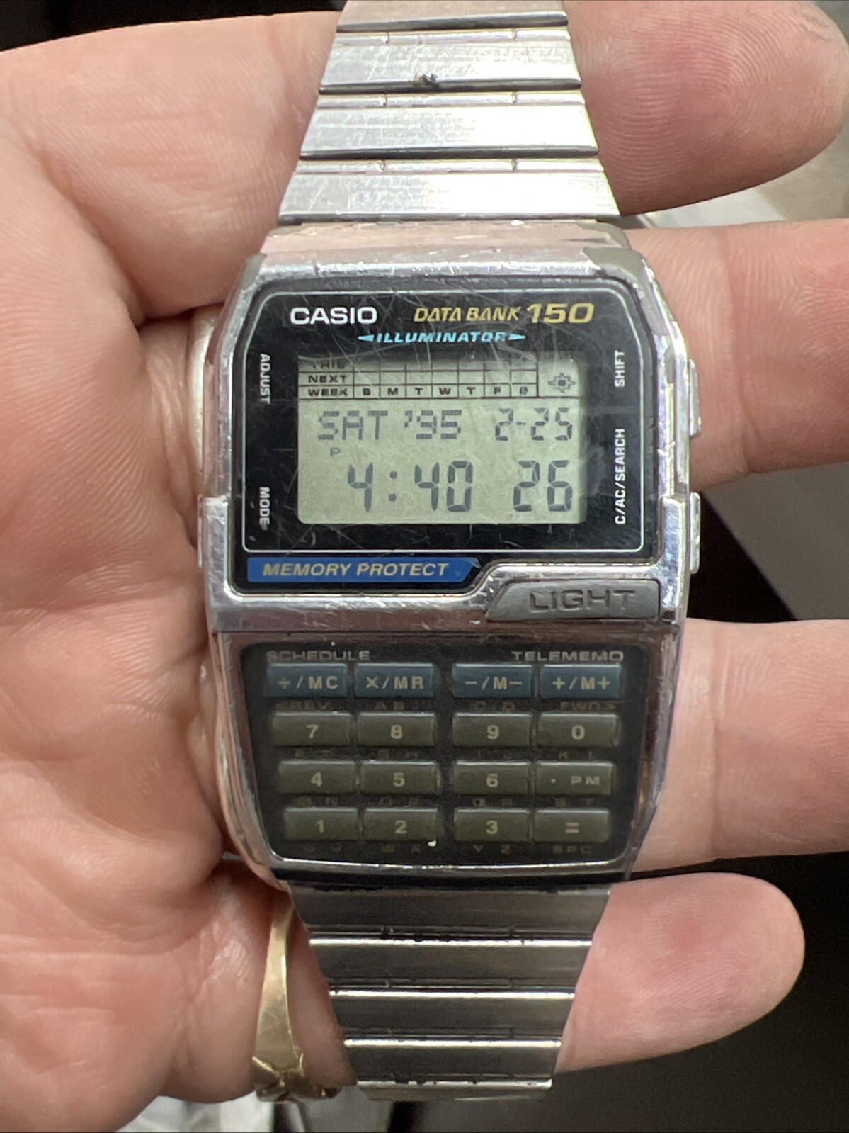 CASIO DATA BANK DBC1500 Vintage CASIO DBC-1500 Data Bank 150