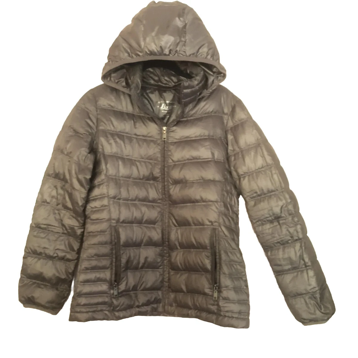 GH Bass Co Womens Size XS hooded puffer coat down insulated