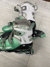 ROLLER DERBY WOMEN'S V-TECH 500 BUTTON ADJUSTABLE IN-LINE SKATES: SIZE 6-9