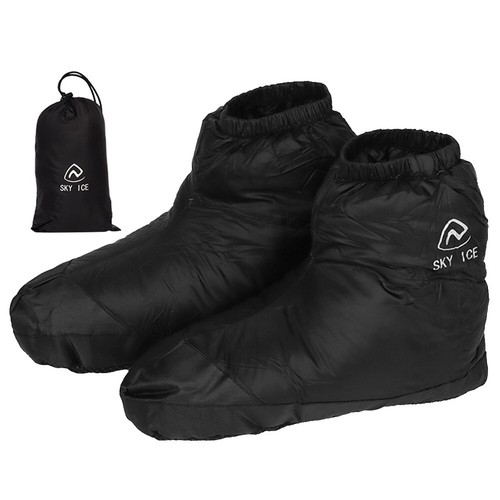 Down Feet Cover Waterproof Soft Slippers Boots for Winter Outdoor Camping Hiking - Picture 4 of 15