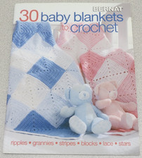 30 Baby Blankets for Crochet - Bernat - Adorable Designs ripples lace stars