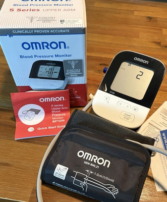 #ad Omron 5 Series BP7250 Upper Arm Blood Pressure Monitor W Cuff TESTED WORKING $22.99