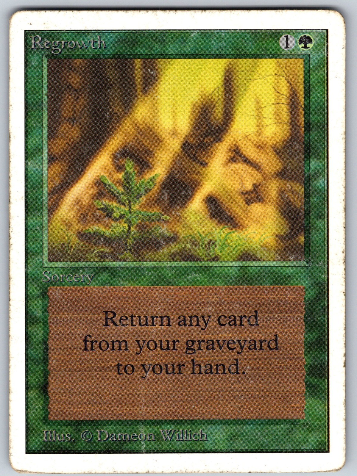 Regrowth MTG U Unlimited Edition HP