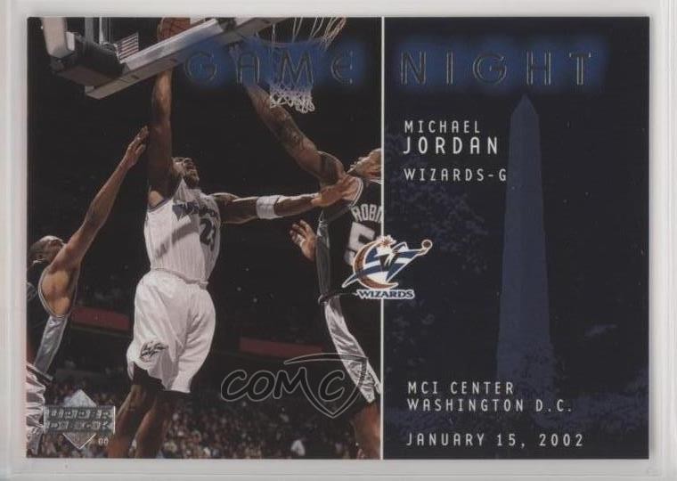 2002-03 Upper Deck Game Night Michael Jordan #GN12 HOF 03rx