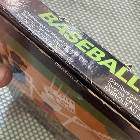 Matte Sticker Seal CANADA Baseball Nintendo NES Original Black Box Test Market