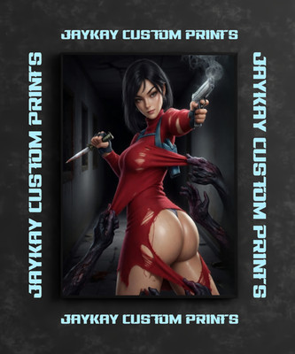 Resident Evil Sexy Ada Wong Poster Print - No Frame