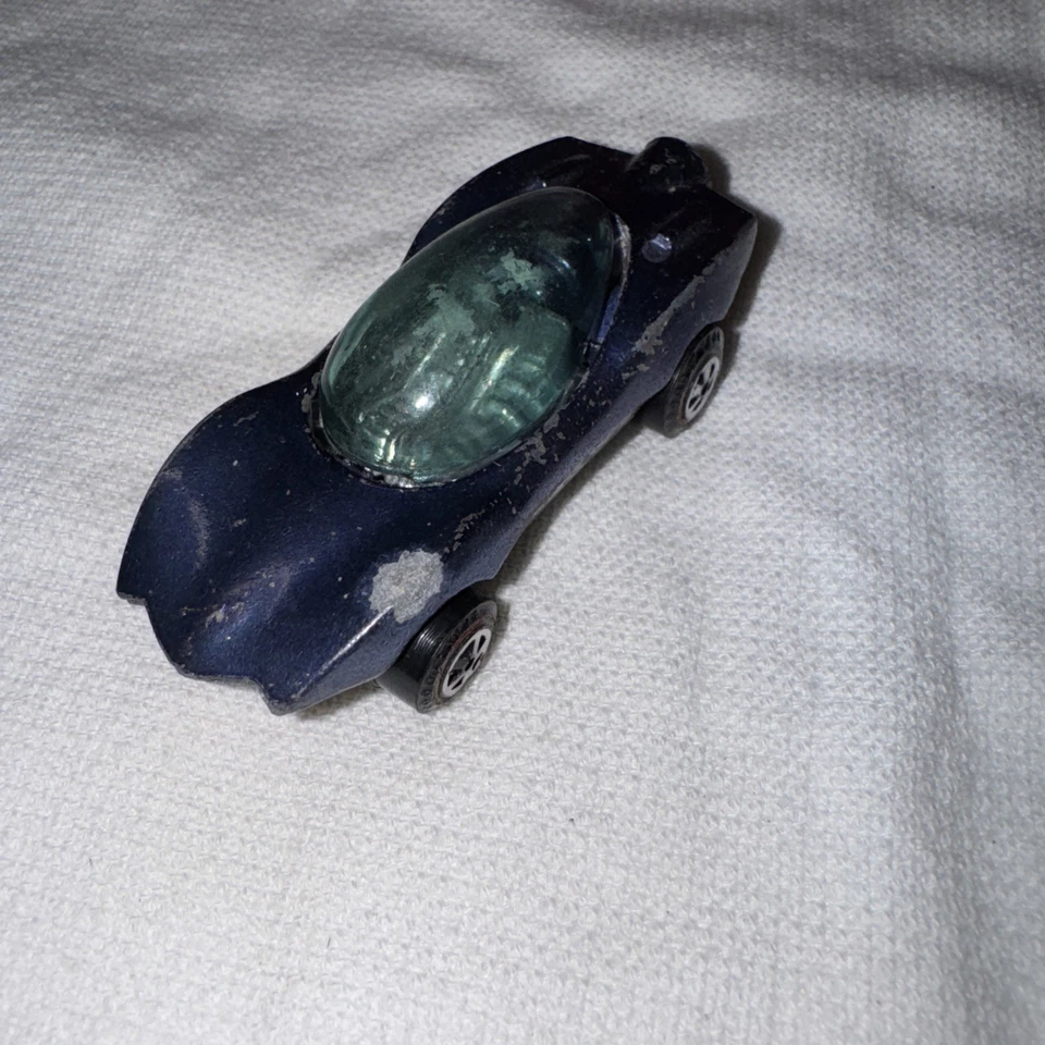 Vtg 1969 Redline Johnny Lightning Custom Turbine Topper USA Blue Die-cast - Image 2 of 4
