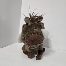 Disney Lion King Pumbaa Talking 12" Plush Warthog Stuff Animal Pumba Sound Live