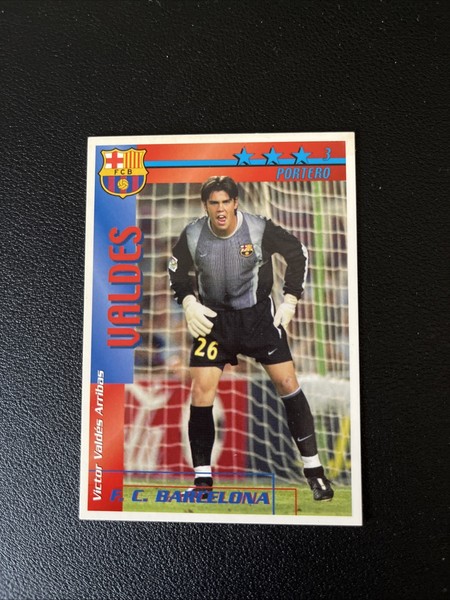 VICTOR VALDES / F.C. BARCELONA/ ROOKIE CARD / FUTBOL MATCH TOTAL 02 03 MAGIC BOX