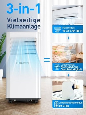 Homestix mobile Klimaanlage JHS-A016-09KR2/Q zu verkaufen