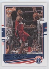 2020-21 Panini Donruss Press Proof Purple 184/199 John Wall #49 0x1