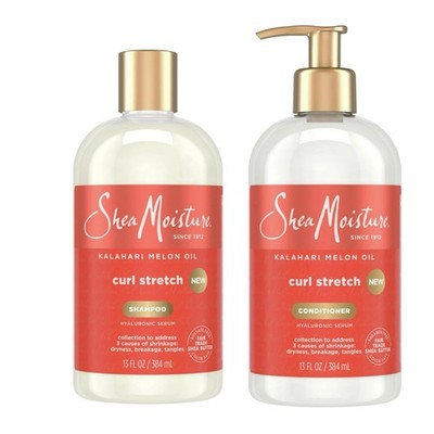 Shea Moisture Curl Enhancing Stretch Shampoo & Conditioner, Curly Hair, 13oz
