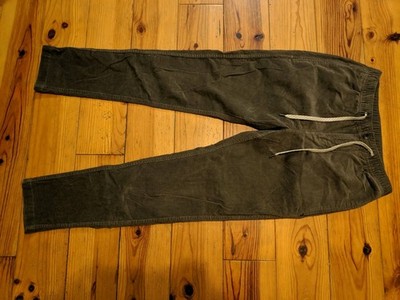 VUORI HERREN GRAU CORD KORD SLIM FIT CHINO HOSE SEHR GUTER ZUSTAND GRÖSSE S W30-32 L30