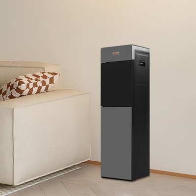 Bottom-Loading Water Dispenser with Hot and Room Temperature Options For Home
