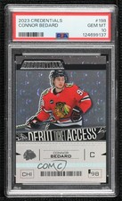 2023-24 Credentials Debut Ticket Access Tier 4 Connor Bedard PSA 10 GEM MT 0u20