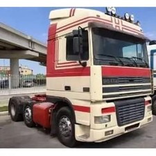 1/43 DAF 95 XF 430 Beige Dark Red Diecast Model