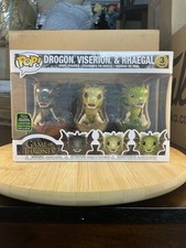 Funko POP! GOT Drogon, Viserion e Rhaegal 3pz Esclusiva Convenzione Primavera 2020