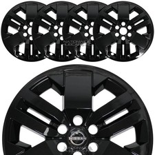 4 Fits Nissan Frontier Sv 2025-2026 Black 17 Wheel Skins Hub Caps Rim Covers 4 Fits Nissan Frontier Sv 2025-2026 Black 17 Wheel Skins Hub Caps Rim Covers
