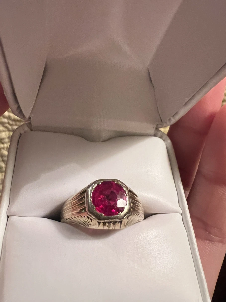 Lab-Created Ruby Fine Rings for sale | eBay