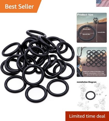 High-Temperature Nitrile O-Rings 25PCS for Harley - Vibration & Oil Resistant