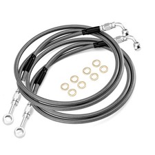 64.5" Stock Length Hydraulic Front ABS Lower Brake Line Kit Stainless Steel w...