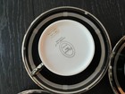 Christian Dior Gaudron Onyx - Platinum Trim 5 piece place settings (4 settings) — photo 7