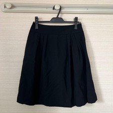 Margaret Howell Knee-Length Flared Skirt Black Size 2 22 Inches