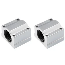 2pcs SCS20UU Linear Ball Bearing Slide Block Units 20mm Bore Dia