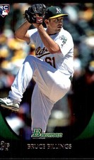 Bruce Billings 2011 Bowman Draft Picks & Prospects #6 Athletics MLB READ