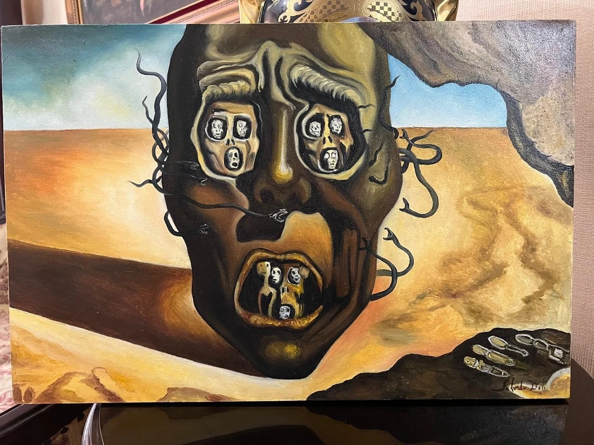 Salvador Dali 油画艺术绘画| eBay