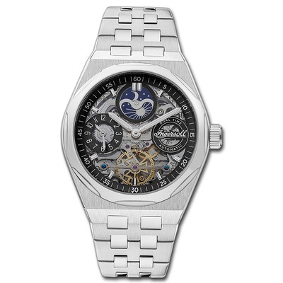 Ingersoll Herrenuhr Edelstahl silber Ingersoll The Broadway Armbanduhr UIN12901