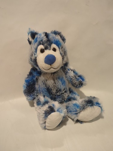 Peluche orsacchiotto morbido blu sfocato Chelsea Teddy Bear Company 12 pollici - Foto 3 di 10