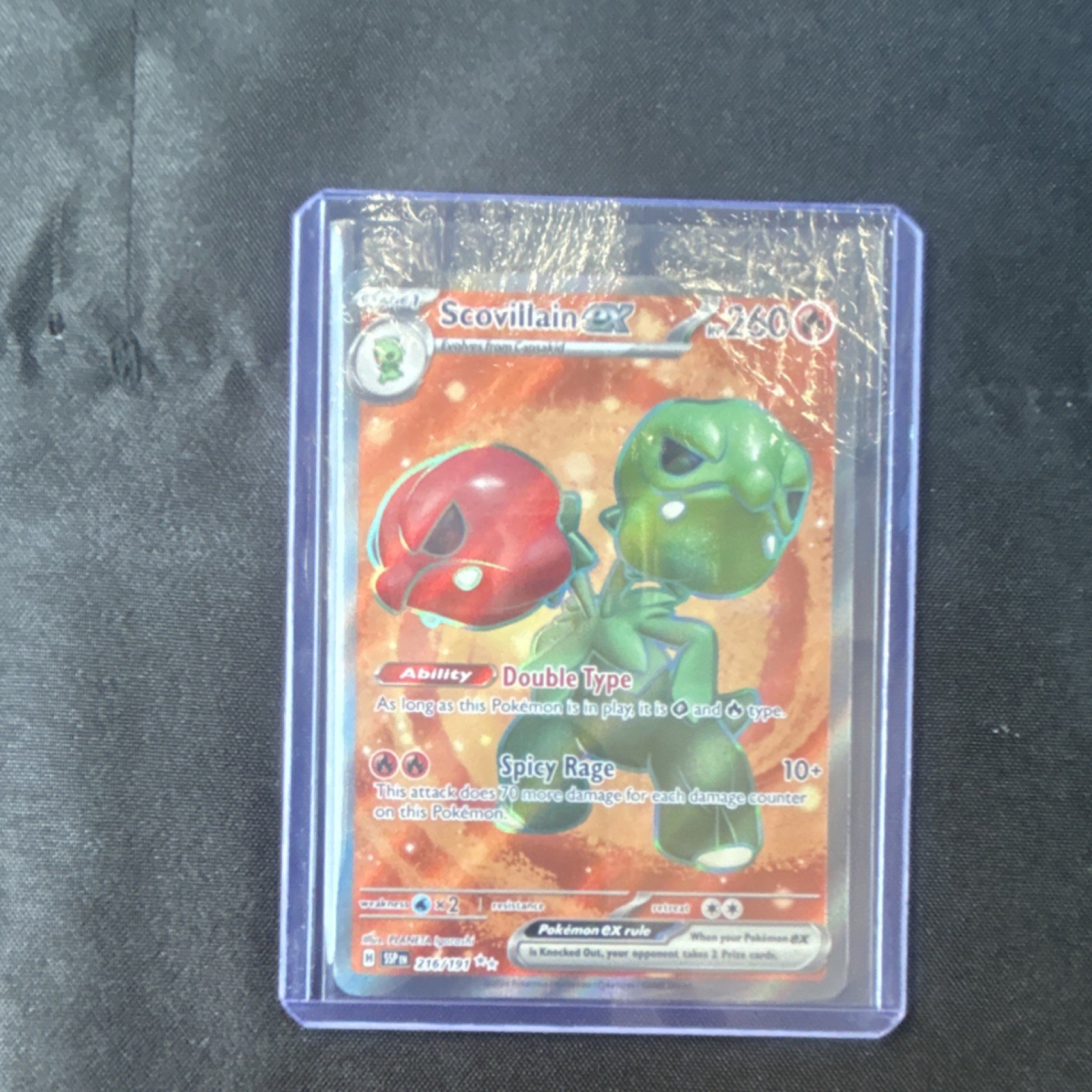 Pokémon TCG Scovillain EX Ultra Rare Scarlet & Violet 219/198 260 HP English