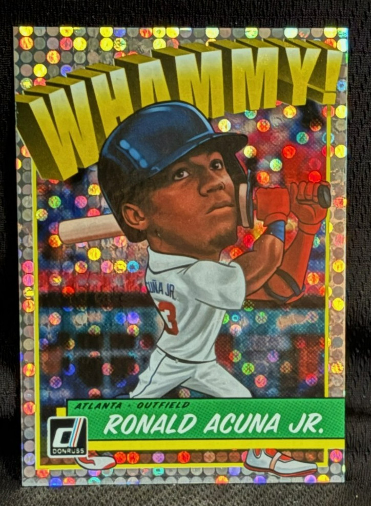 2019 DONRUSS RONALD ACUNA JR. WHAMMY!  SSP CASE HIT INSERT!  BRAVES